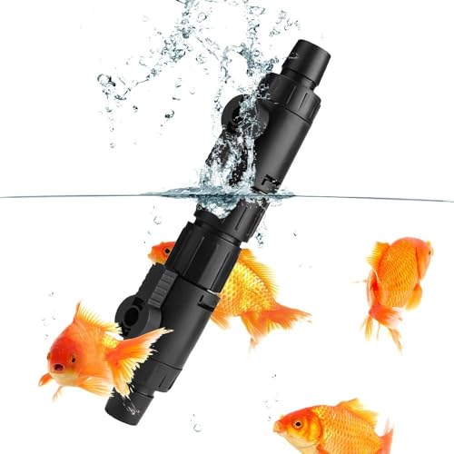 MiOYOOW Aquarium Hose Valve, Fish Tank Hose Connector Aquarium Water Control Valve with Quick Release Handle for 12/16MM Pipe - color: 12mm to 16mm