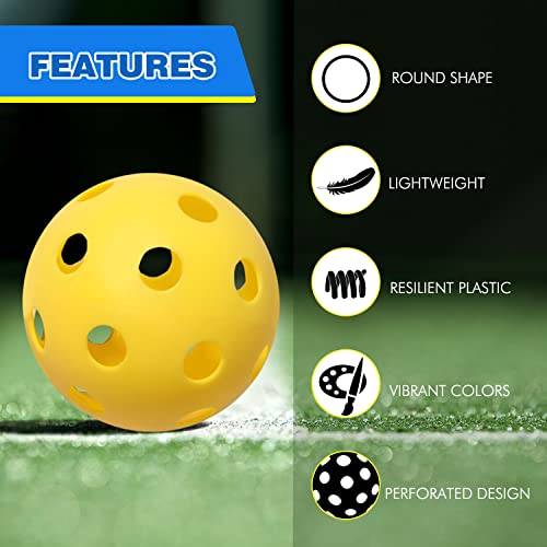 GSE Games & Sports Expert Practice Baseballs, Plastic Baseballs Training, Hollow Airflow Softballs for Pitching, Batting, Catching for All Skill Levels (Several Styles Available) - color: White, style: 12-PACK