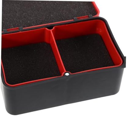 Double Layer Fishing Bait Box with Handle Breathable Worm Containers Leakproof Fishing Storage for Freshwater and Saltwater Angling