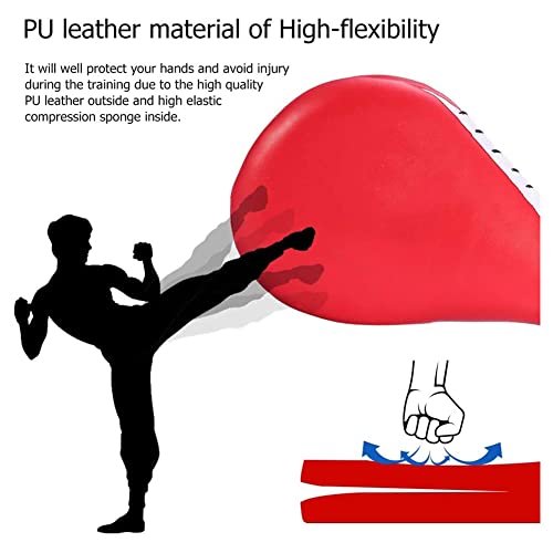 Taekwondo Kick Target Pads Karate Kickboxing Practice Double Kicking Paddle Martial Arts Equipment Punch Pads Blue