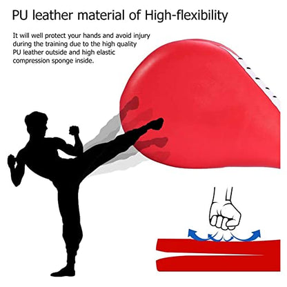 Taekwondo Kick Target Pads Karate Kickboxing Practice Double Kicking Paddle Martial Arts Equipment Punch Pads Blue
