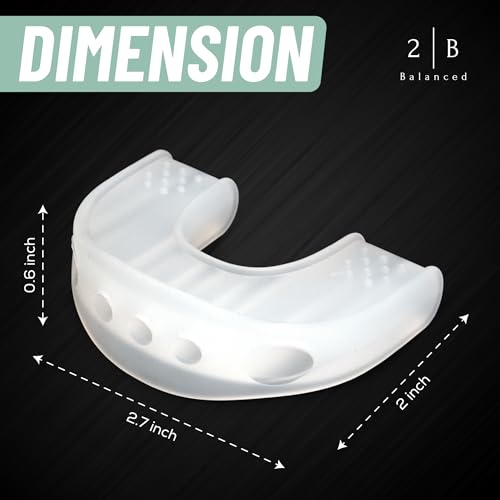 Transparent Silicone Jaw Exerciser - Non-Toxic & Free of Dyes - 3 Resistance Levels Jaw Trainer - Jaw Strengthener & Face Exerciser - Ideal Mewing Device and Jaw Training