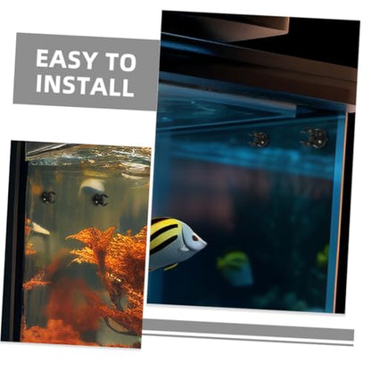 GALPADA 12Pcs Aquarium Suction Cups with Clips Versatile Hose Pipe Holders for Airline Tubing Lines and Decorations Durable Easy to Install Aquarium Accessories