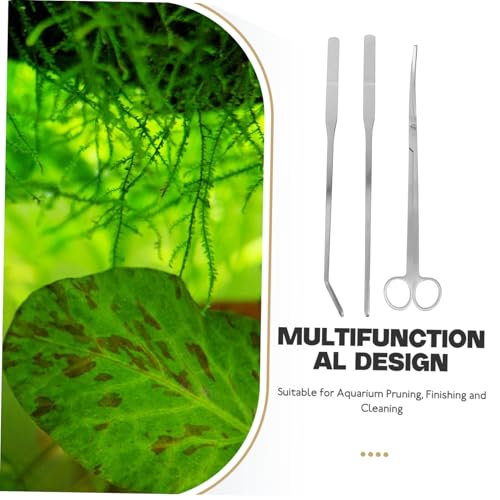 BESPORTBLE Aquarium Cleaning Essentials Scissors Tweezers Spatula Tool for Aquascaping Maintenance