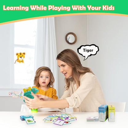 MAYAPHILOS Spanish and English Talking Flash Cards, 224 Sight Words Learn Spanish for Kids, Audible Educational Interactive Autism Sensory Toys for Toddlers - size: 224 Words Spanish and English