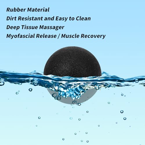 Foot Massager Roller Set for Plantar Fasciitis, Arch and Heel Pain Relief | Includes Foot Roller, lacrosse and spiky massage balls for deep tissue trigger point muscle therapy and neuropathy relief - color: Black Combination