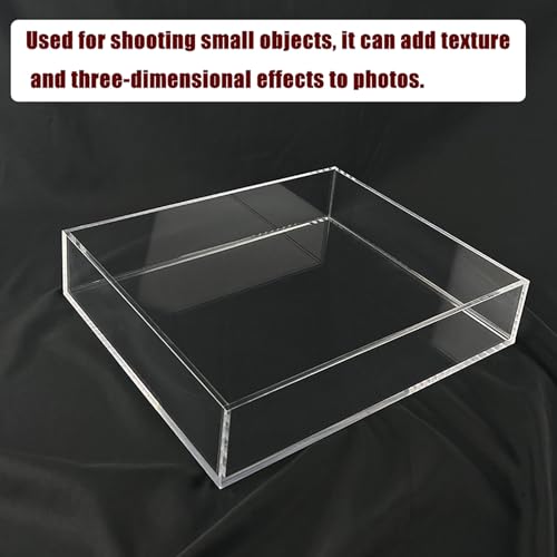 Acrylic Box Transparent Display Box Fish Tank Storage Box Drawer Tray Photography Props Shooting Sink(20x10x30cm/7.9x3.9x11.8in) - size: 20x10x30cm/7.9x3.9x11.8in