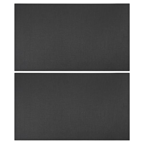 2pcs Fish Tank Leveling Pad, Anti Slip Aquarium Base Mat, Shockproof Cushion Tray for Betta Turtle Tanks Stands, Protects Bottom and Reduces Vibrations