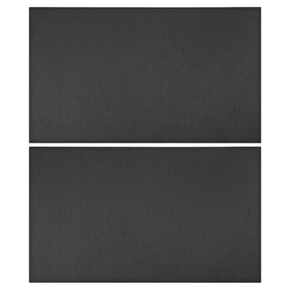 2pcs Fish Tank Leveling Pad, Anti Slip Aquarium Base Mat, Shockproof Cushion Tray for Betta Turtle Tanks Stands, Protects Bottom and Reduces Vibrations