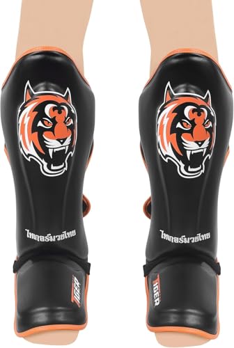 Shin Guards for MMA, Muay Thai, Kickboxing, Leg Instep Protection, Sparring, Training, Karate, Boxing, Taekwondo, Unisex - size: Small