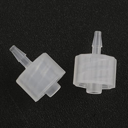 MEETOOT 10pcs Male Luer Lock 1/16" PP Hose Barb Adapter for Laboratory Biochemical/Analytical Instruments, Food Machinery and Aquarium Equipment - size: 1/16Inch
