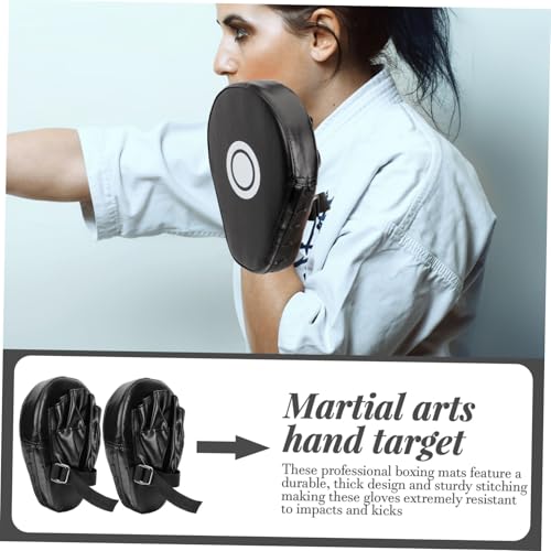 2pcs Boxing Hand Pads for Martial Arts Training Kick Pads for Taekwondo Thai MMA and Sparring High-Density Strike Shields for Men and Women
