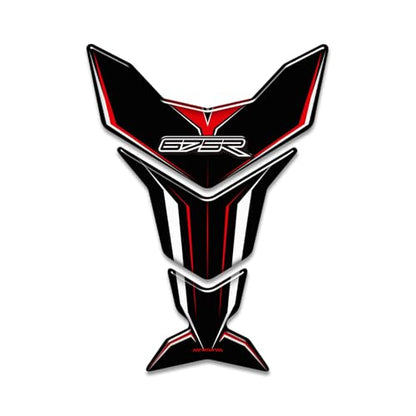 Motorcycle 3D Tank Pad Compatible with Triumph Street Triple Daytona 675 765R RS Stickers Gas Kit Knee Fish Bone Tank Pad Decals Fit for 675 765 R RS Stickers Decals Tank Protection Waterproof (A-20) - color: A-20