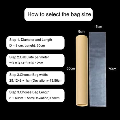 Long Plastic Sleeves 10x30 Inch 50 Pack Poster Poly Bags, 2 Mil Clear Flat Open Blueprint Storage Poster Tube for Large Narrow Items, Waterproof - style: 10X30-50pack