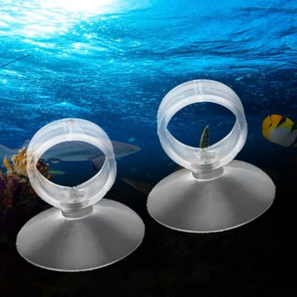 20 Pcs Silicone Aquarium Suction Cups Leak-Proof Glass Surface Mount Sucker Holder for Air Pump Tubes, Fish Tank Tube Clip for 4mm/6mm Pipes(22mm) - size: 22mm