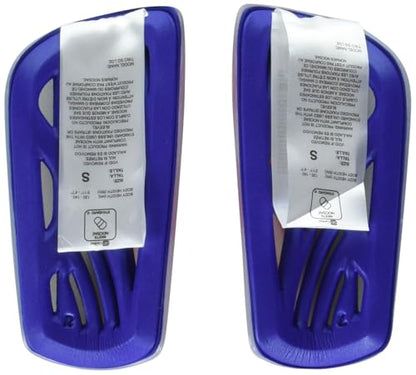 adidas Unisex Adult Tiro Soccer Shin Guards - color: White/Lucid Blue/Solar Red/League, size: Small