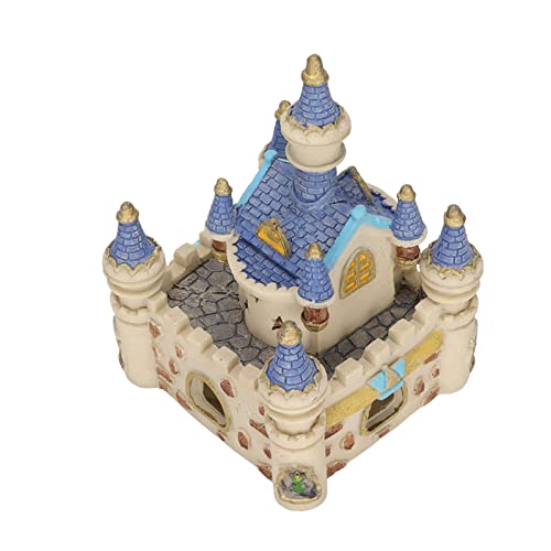 Zerodis Aquarium Resin Castle Decoration, Fish Castle Decorations Castle Resin Cave Hide House Fish Decorations for Aquarium Ornament Accessories