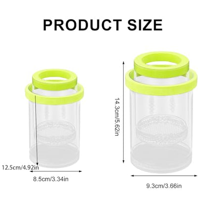 3PCS Aquariums Isolation Box for Protecting Fish and Shrimp from Larger Tanks Inhabitant Growth and Breeding Fish Breeding Box - color: Small green suction