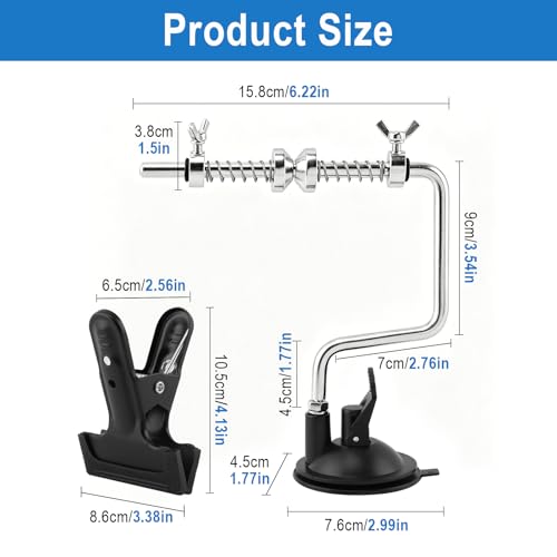 Fishing Line Spooler, Portable Table Mount Fishing Line Spooler | Adjustable Design Fits Most Spool Sizes, Easy To Install, Convenient Tool For Winding And Removing Fishing Line