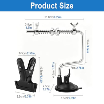 Fishing Line Spooler, Portable Table Mount Fishing Line Spooler | Adjustable Design Fits Most Spool Sizes, Easy To Install, Convenient Tool For Winding And Removing Fishing Line
