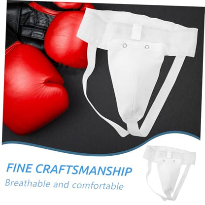 Breathable Groin Protector Guard Comfortable Crotch Guard for Boxing Taekwondo Karate Wear-Resistant Moisture-Wicking for Outdoor Sports Fitness Activities