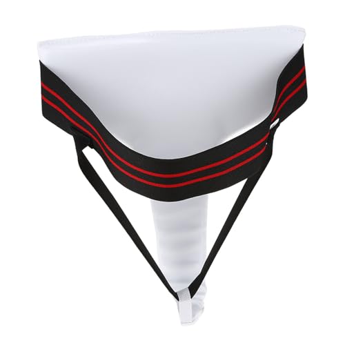 Dioche Boxing GroWomens Taekwondo Groin Guard - Ergonomic Design Boxing Karate Protector for Optimal Coverage - Durable PU Leather - Size L - size: Small