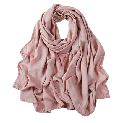 3PC Premium Modal Lightweight Hijab, Fashion Soft Head Scarf Shawl Wraps for Muslim Women Daily Wear - color: Series 2-off White/Light Mink/Mocha