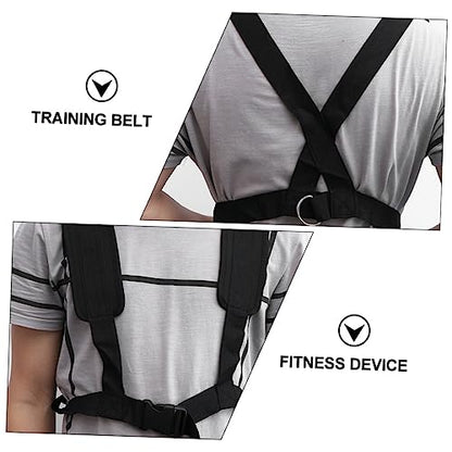 Balacoo 2pcs Sled Harness Weight-Bearing Shoulder Straps Resistance Training Belt for Strength and Speed Training Fitness Equipment for Athletes