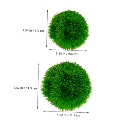 Toddmomy 8pcs Artificial Aquatic Plants for Fish Tank Landscaping Non- Material Aquarium Decor Fish Habitat and Desktop Aesthetics