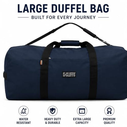 Heavy Duty Cargo Duffel Large Sport Gear Drum Set Equipment Hardware Travel Bag Rooftop Rack Bag - color: Navy, size: 30" x 15" x 15"