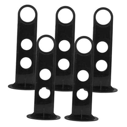 POPETPOP 10 Pcs Logo Dish Rack Sign Disc Cones Racks Football Training Cones Holders Disc Cone Racks Mark Disk - color: Blackx3pcs, size: 19.50X8.00X8.00CMx3pcs