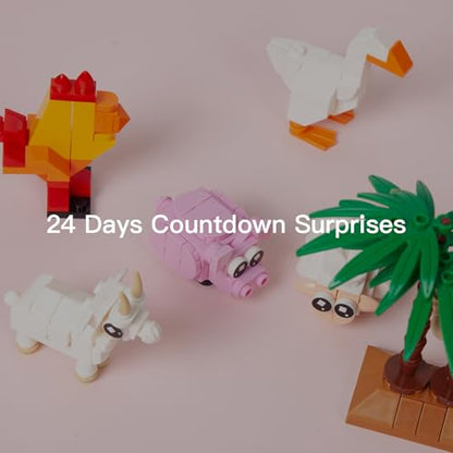 Nativity Advent Calendar 2025 Build Blocks Jesus Christmas Advent Scene Gifts Individual Packaging