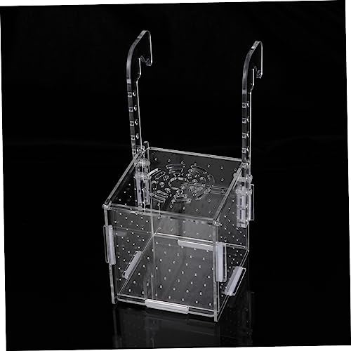 VANZACK Acrylic Fish Tank Isolation Box Breeding Acclimation Box for Fish Tank Separator Betta Guppy Incubator Floating Cover