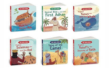 First Quran Stories (6 Books Box Set): First Quran Stories Box Set (6 Books): Islamic Story Books for Kids Ages 5+ | Stories of the Prophets for Children (Early Learning)