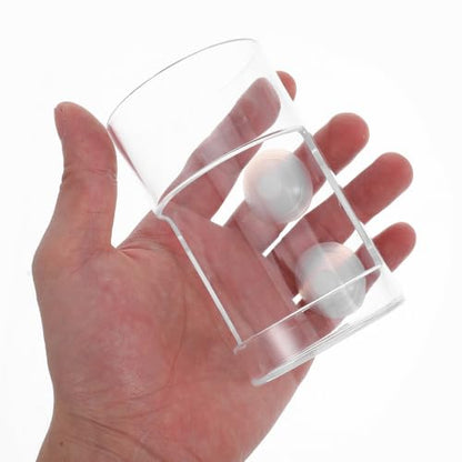 HEMOTON Fish Feeding Cup with Suction Cups Aquarium Feeding Ring Fish Food Holder Tube Round Sinking Feeder Tool Suitable for Aquarium Supplies
