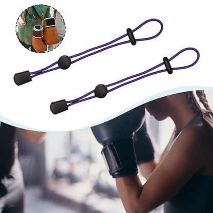 Boxing Gloves Carrying Strap,Shoulder Lanyard Organizer,Holder,Carry Leash,Hanging Leash Boxing Carrier - color: purple