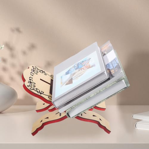 Quran Stand Holder Craftsmanship Multi-Functional Book Stand for Islamic Books Prayer Texts and Music Scores for Home Reading and Learning