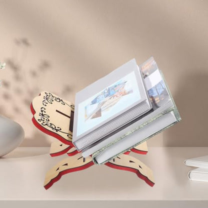Quran Stand Holder Craftsmanship Multi-Functional Book Stand for Islamic Books Prayer Texts and Music Scores for Home Reading and Learning