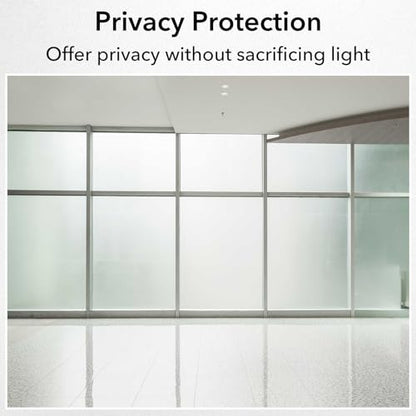 VSUDO Frost Window Film for Glass - Office Meeting Room Privacy - Opaque 35.4x157.5 Inch - color: Frosted, size: 35.4 x 157.5 Inch