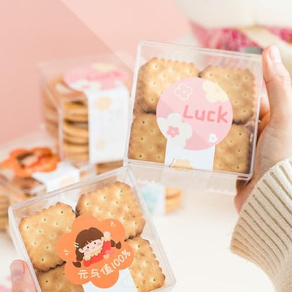 Acrylic Box 4 Packs Clear Square Cube Acrylic Decorations Box Acrylic Candy Box with Lid Transparent Storage Containers Small Acrylic Display Box for Jewelry 4 * 4 * 2.4 Inch - size: 4 x 4 x 2.4 Inch