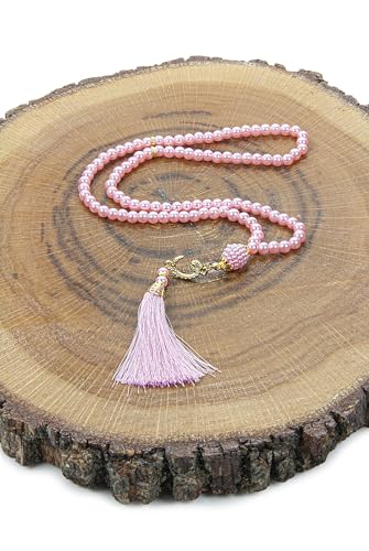ihvan online, Tasbih Prayer Beads 99, Pack of 10, Muslim Prayer Bead, Islamic Rosary Bead, Dhikr, Tasbeeh Bulk, Misbaha, Masbaha, Tespih, Islamic Gift for Ramadan & Mawlid & Hajj Umrah - color: Pink-Modell 2