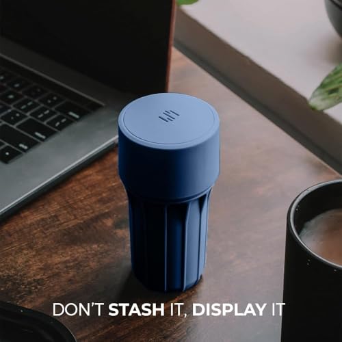 Staze Air Tight Smell Proof Container (148ml) – Vacuum Seal Jar, Waterproof Food Storage Canister, Portable Small Smell Proof Jar for Coffee, Herb, Spice & Gummies - (REEF) - color: Reef