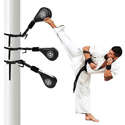 Taekwondo Kick Pads, Kicking Boxing Hands-Free Kicking Pads for Martial Arts with Mounting Bracket - style: 3 Kick Pads