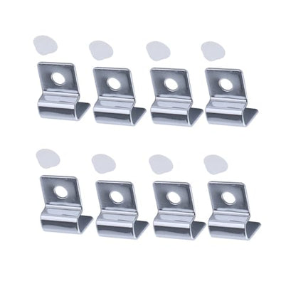 Leadigol 8PCS Fish Tank Brackets,Glass Lid Clips Aquarium Cover Holder Aquarium Cover Holder Replacement Support Holder