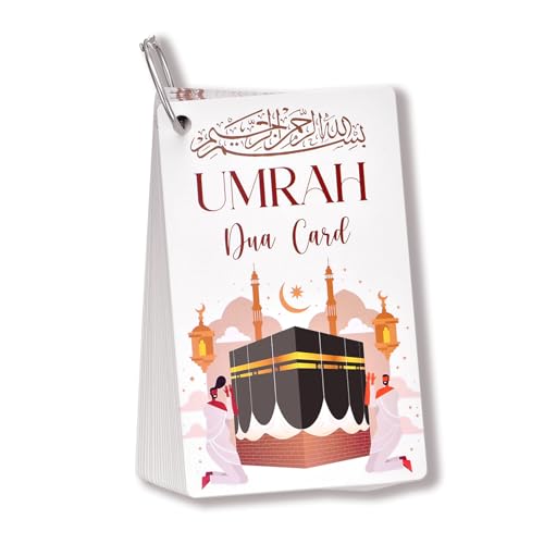 20 Umrah Gift Cards - Step by Step Guide to Umrah Duas & Prayers - style: Style 1