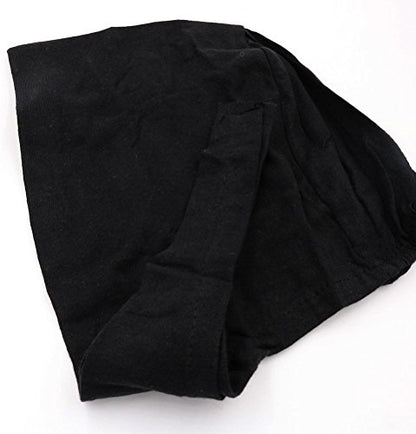 Modefa Islamic Women's Non-Slip Cotton Hijab Bonnet Cap Underscarf - color: Black