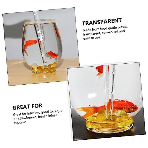2Pcs Squeeze Transfer Pipette with Measurements Food-Grade Plastic Dropper for Liquor Infusion Baking and Kitchen Use Versatile Liquid Food Dropper for Aquariums and More