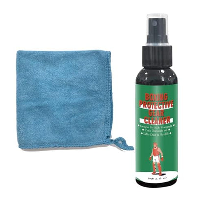 Boxing Gloves Deodorizer 100ml Powerful Spray for Sports | Deodorizer for Athletic Gear for Shoes Work Boots Clothing Gym Bag Helmet Hockey Baseball Football Removes Stink & Dirt