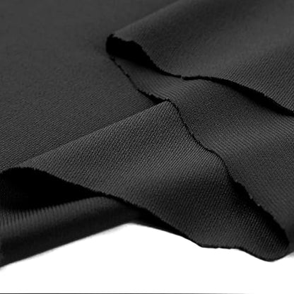 MioCloth Women One Piece Hijabs Elegant Ruffle Trim Soft Beanie Cap Turban Head Wrap Scarf Prayer Veils Headcover - color: Black