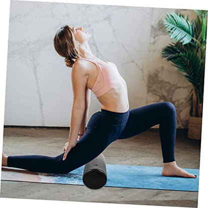 High Density Yoga Roller for Muscle Recovery Durable Foam Massage Roller for Back Neck Legs Shoulders Material Yoga Accessories - size: 45X15X15cm